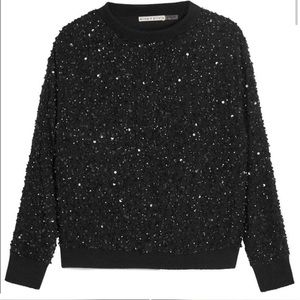 Alice & Olivia Sequin Sweatshirt